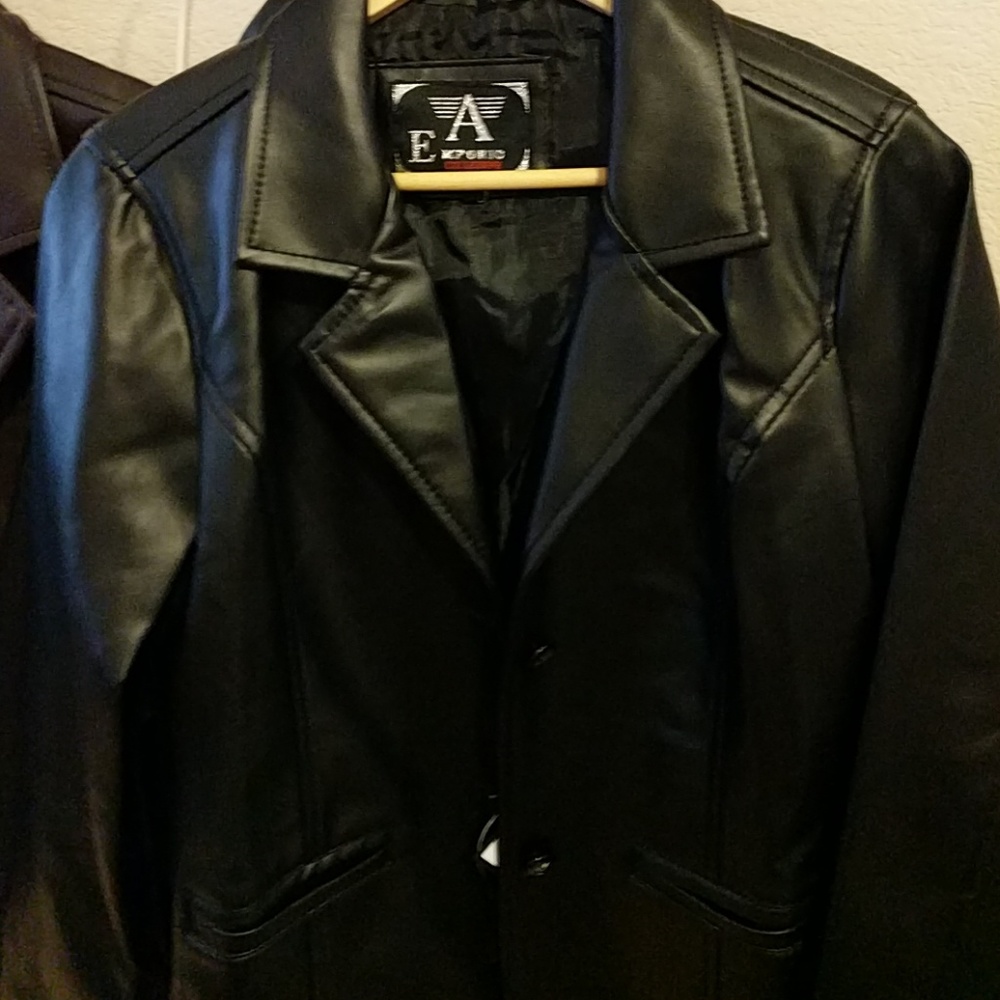 Ladies leather jacket it's Armani Emporio