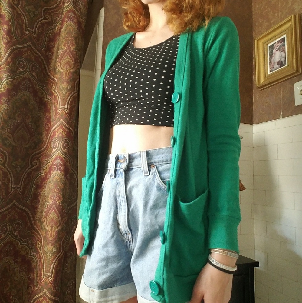 American Apparel Long Cardigan