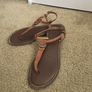 American eagle leather sandals