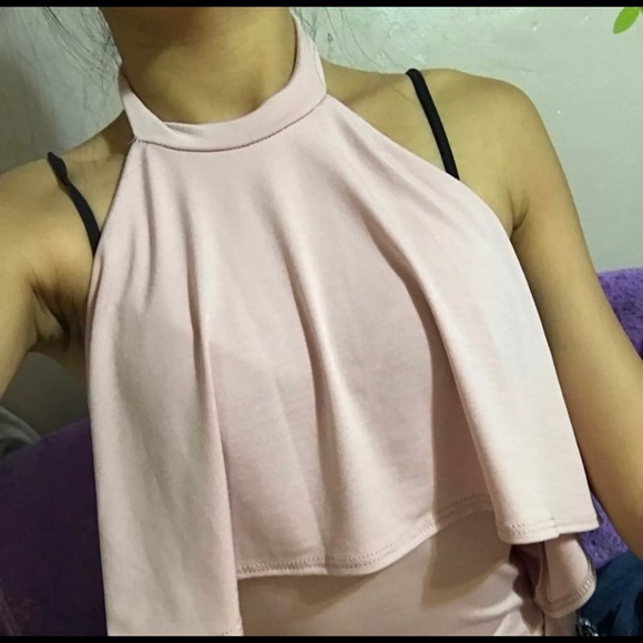 Pink Flare Bodysuit - Picture 1 of 2