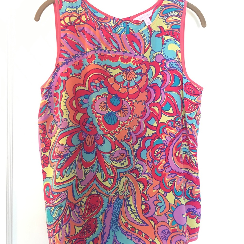 🎀SOLD🎀LILLY PULITZER IONA TOP, SIZE MEDIUM - Picture 1 of 1
