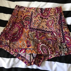 Cute LA hearts paisley skort