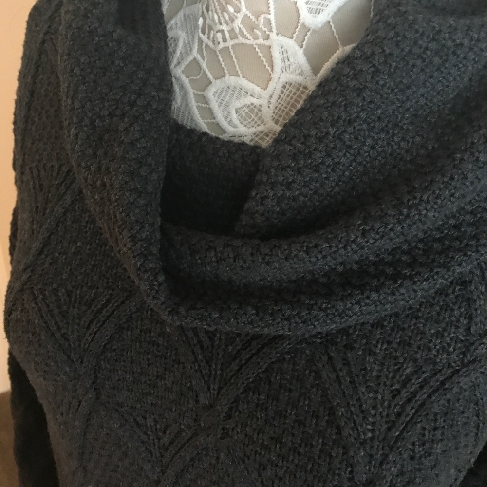 Cowl neck cozy sweater