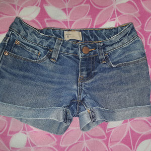 Cuffed Jeans Shorts Girls 6