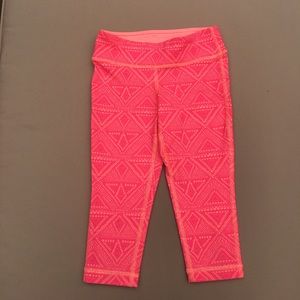 Orange geo print ivviva capris