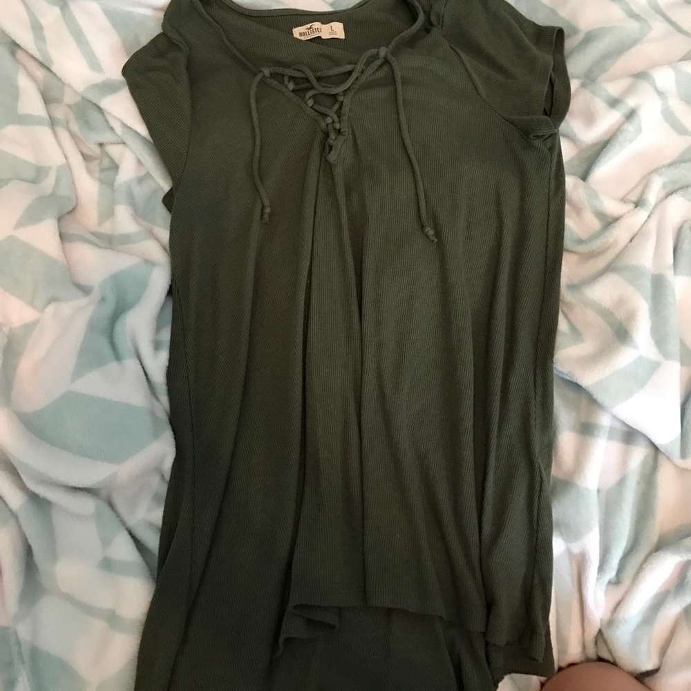 Hollister Lace Up Tee