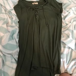 Hollister Lace Up Tee