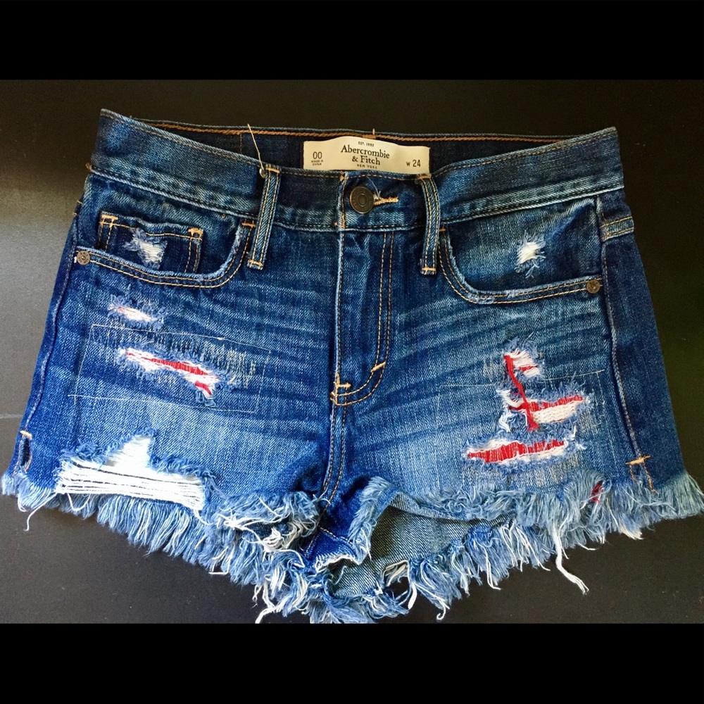 Abercrombie & Fitch High Rise Cut-offs