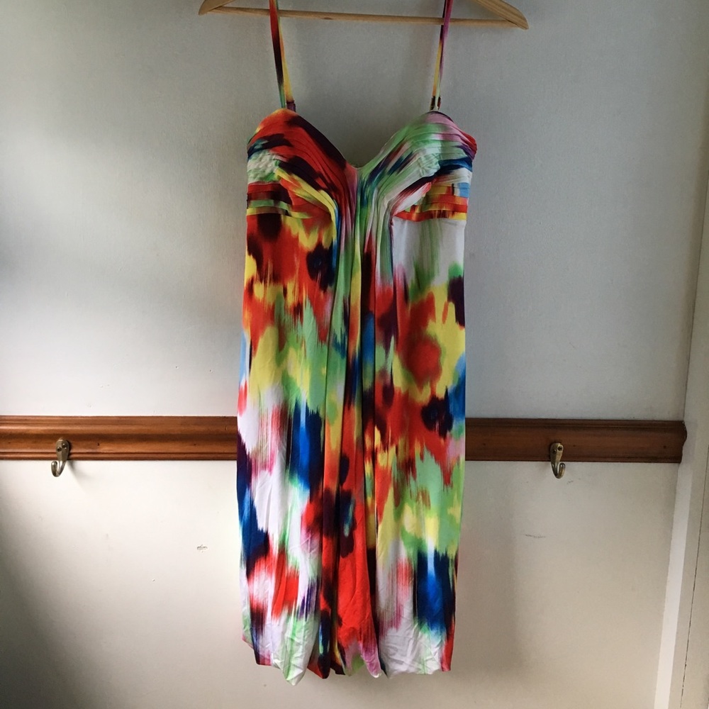 Ted Baker tube dress mulitcolor rainbow size 2
