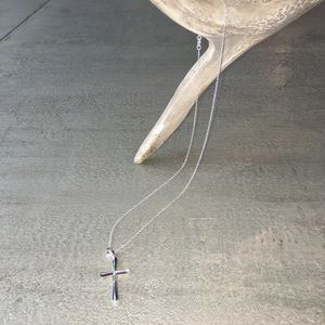 Cross Necklace Sterling Silver