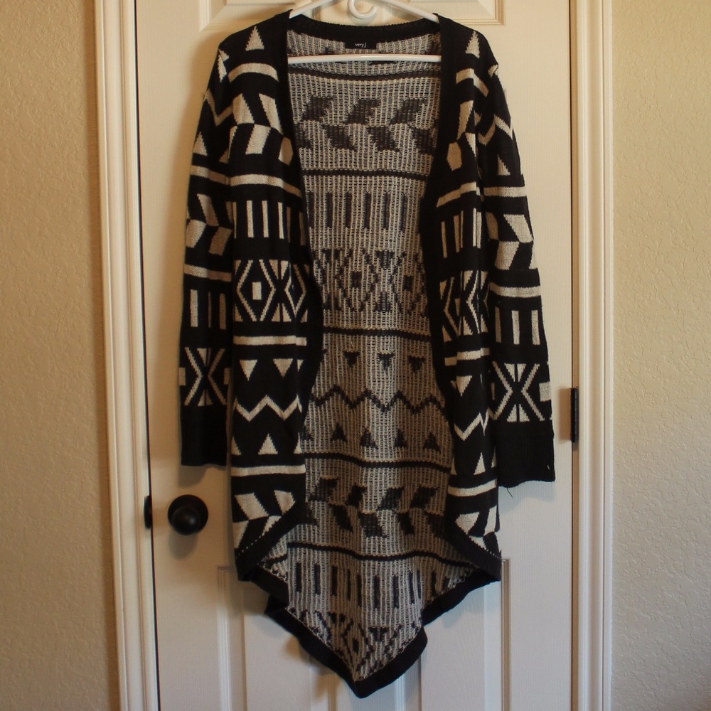 Aztec Print Cardigan
