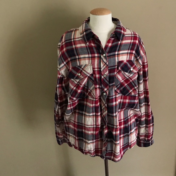 Snap Button Flannel - Picture 2 of 3