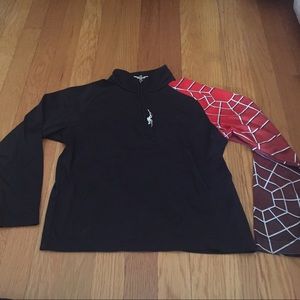 Boys Spyder 3/4 zip Ski Shirt. Size Small