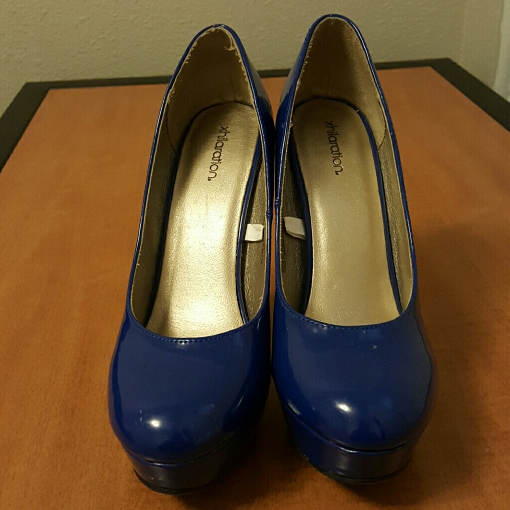 Blue heels