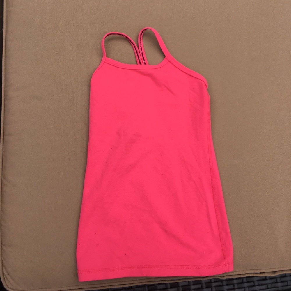 Coral pink ivivva tank top