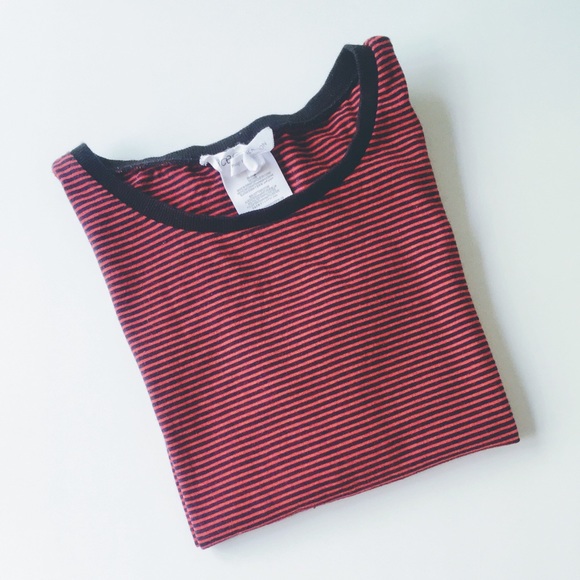 BCBGeneration Tops - LOWEST❗️BCBGeneration red/navy stripe  top