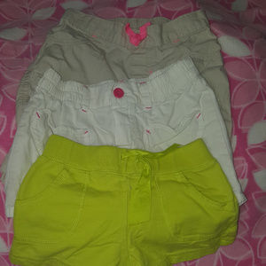 Set of Girls Shorts size 6