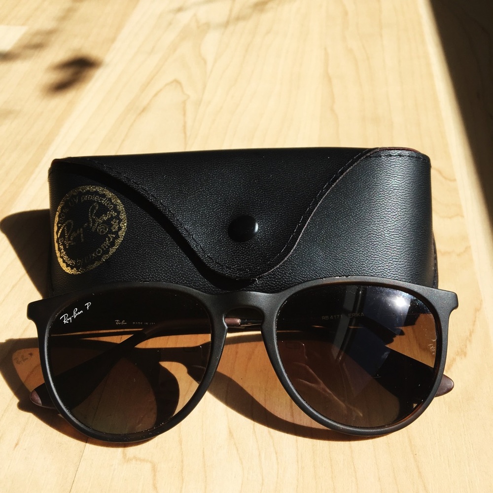 Ray Ban sunglasses Erika frame. Polarized