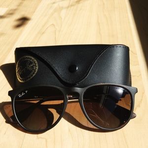 Ray Ban sunglasses Erika frame. Polarized