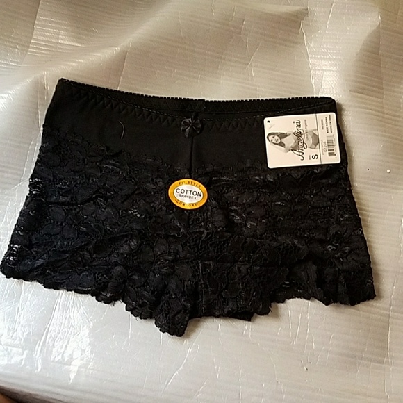 boutique-intimates-sleepwear-new-black-lace-boy-shorts-poshmark
