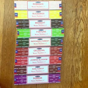Bundle of 9 boxes of Satya incense