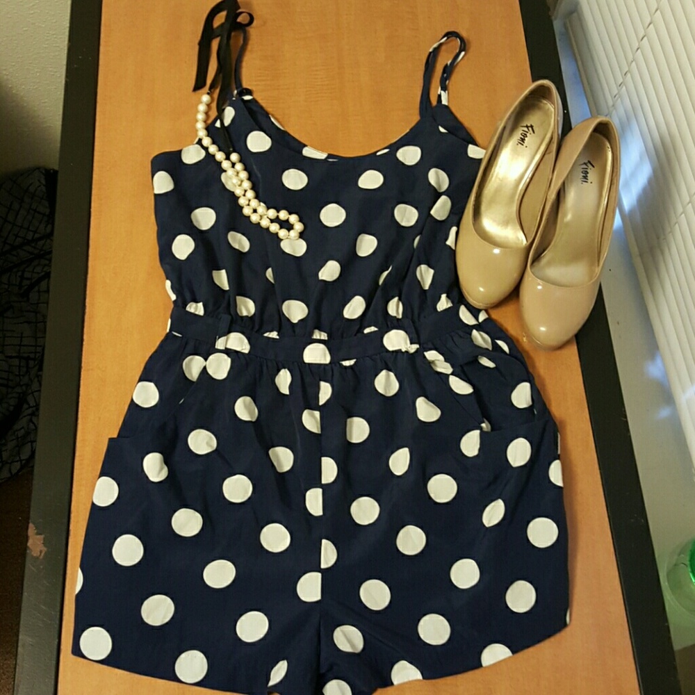 Very cute blue romper