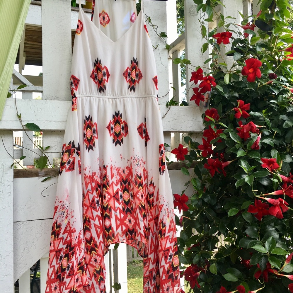 HP!🎉{WANT + NEED} asymmetrical swing festival dress XS - Picture 2 of 8