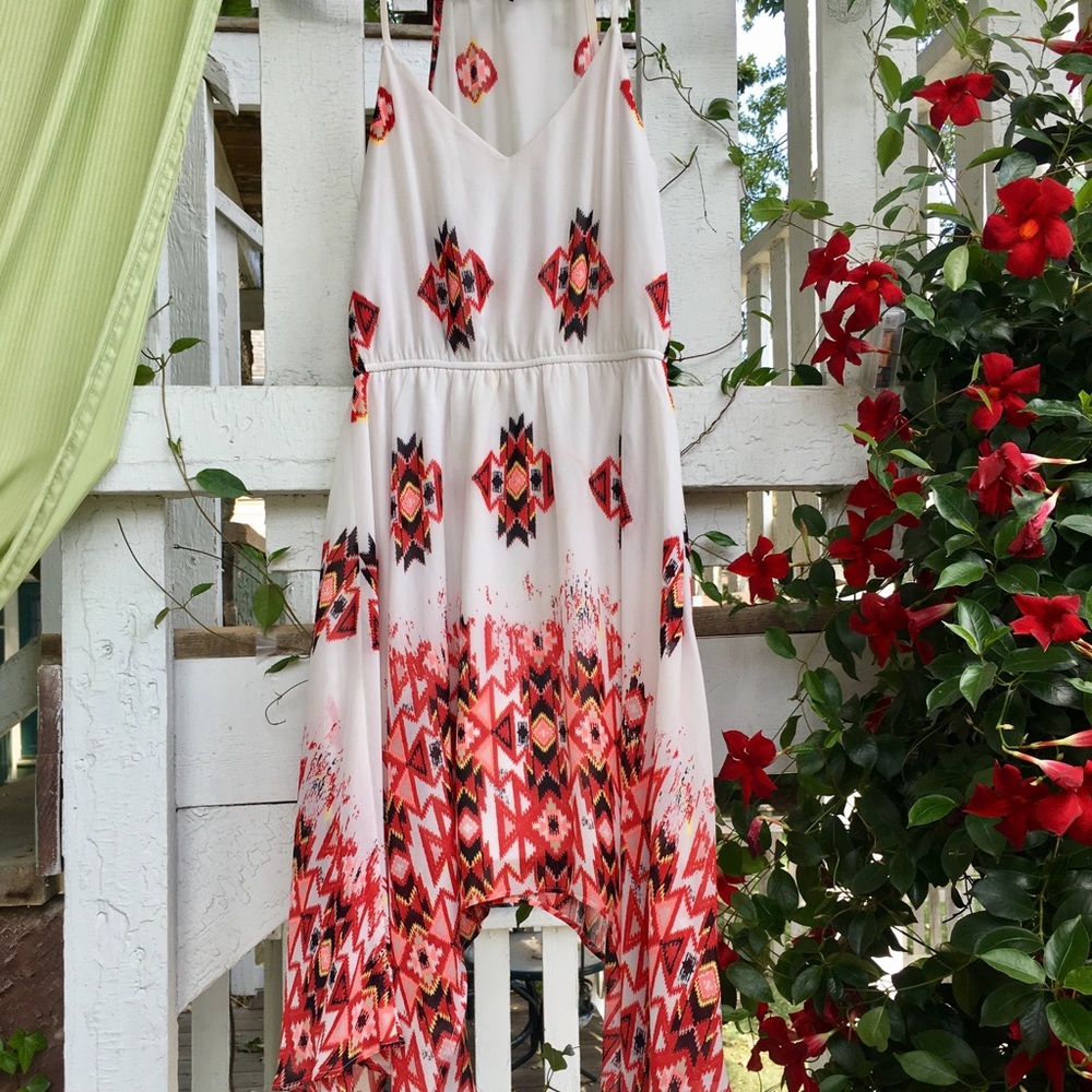 HP!🎉{WANT + NEED} asymmetrical swing festival dress XS - Picture 4 of 8