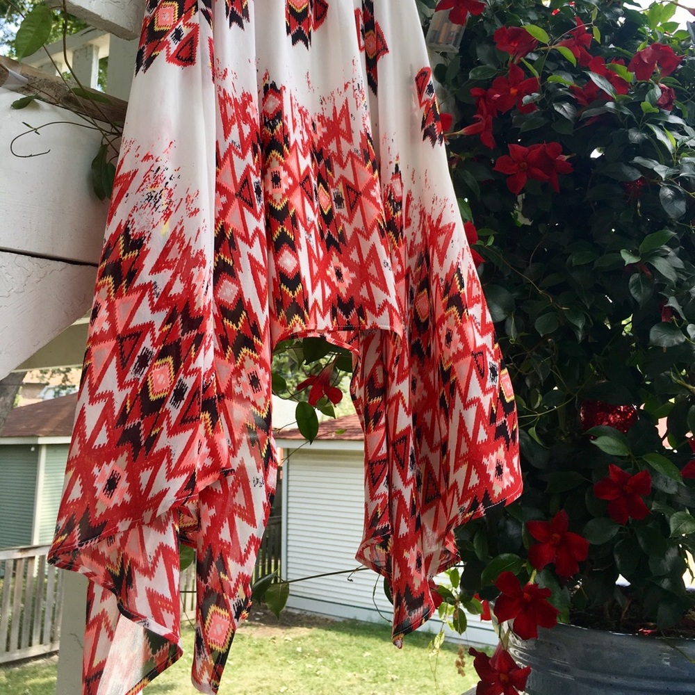 HP!🎉{WANT + NEED} asymmetrical swing festival dress XS - Picture 5 of 8