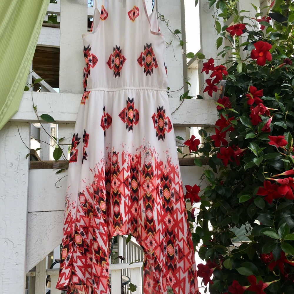 HP!🎉{WANT + NEED} asymmetrical swing festival dress XS - Picture 3 of 8