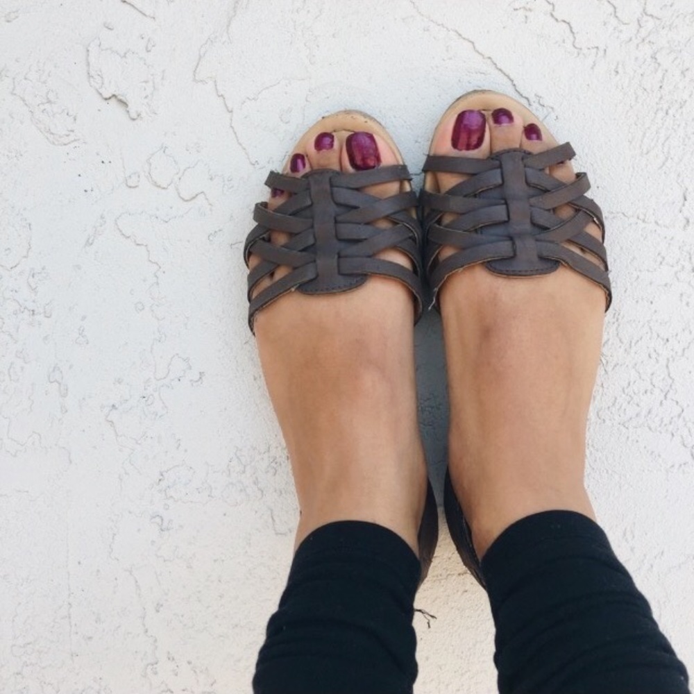 Strappy Brown Sandals