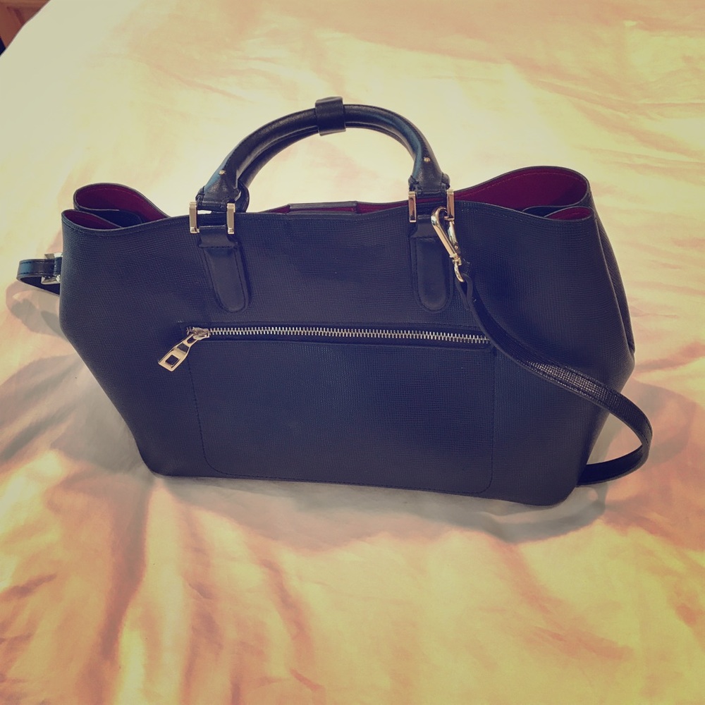 Zara classic basic handbag
