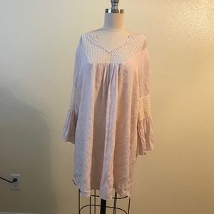 NWT xl tunic blouse with lace