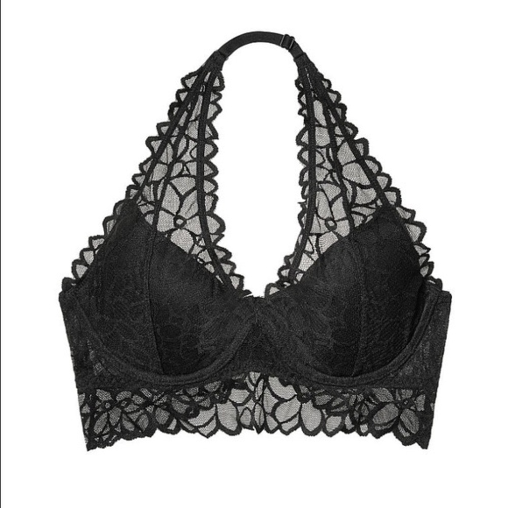 victoria's secret pink halter bralette 💖