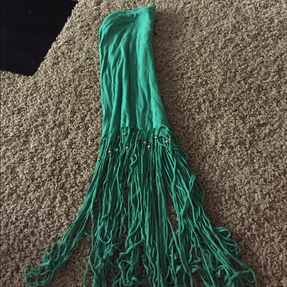 Green scarf
