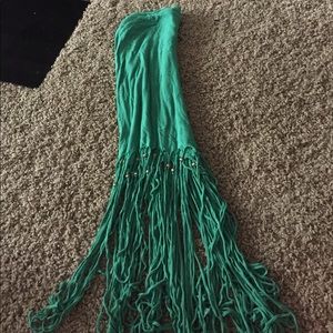 Green scarf