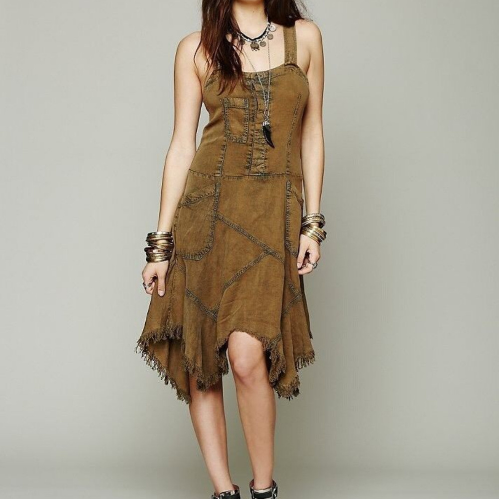 ISO Free People Pieced Tencil Dress Med or Large