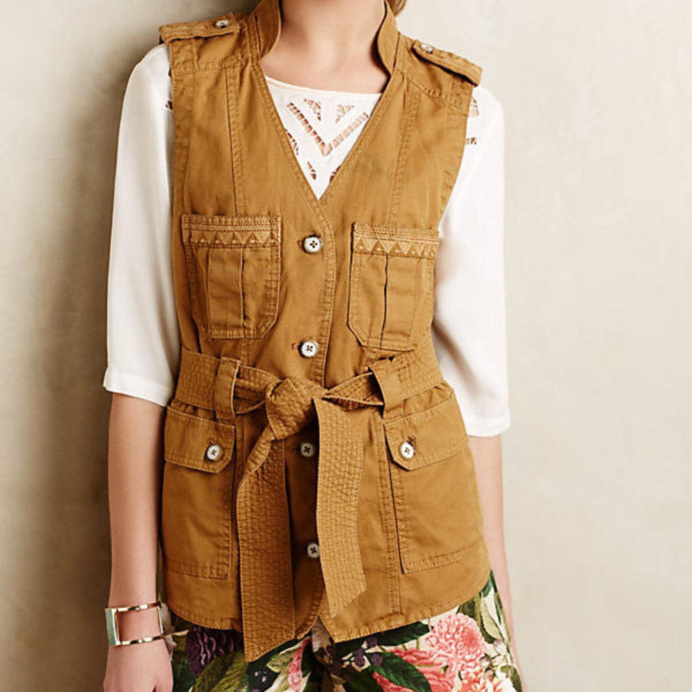 Anthropologie Elevenses Zuri Vest