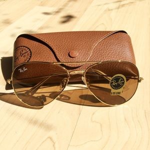 Ray Ban original aviators gold