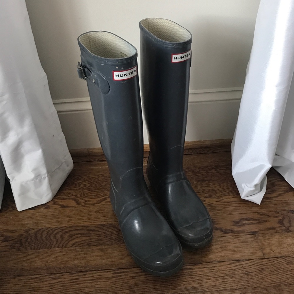 Grey Hunter boots size 8