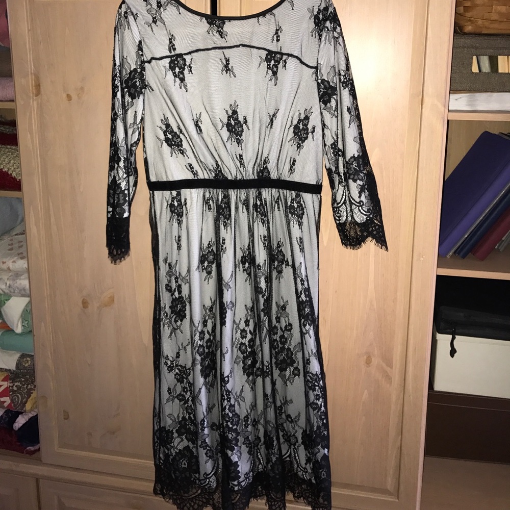Black lace dress💕