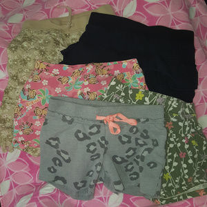 Lot of 5 Shorts and Skorts Girls 5