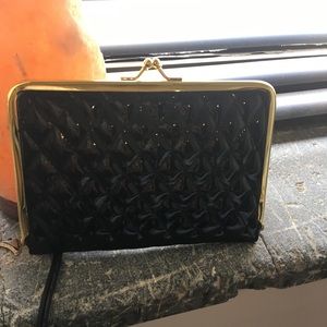 Urban outfitters patent quilted wallet