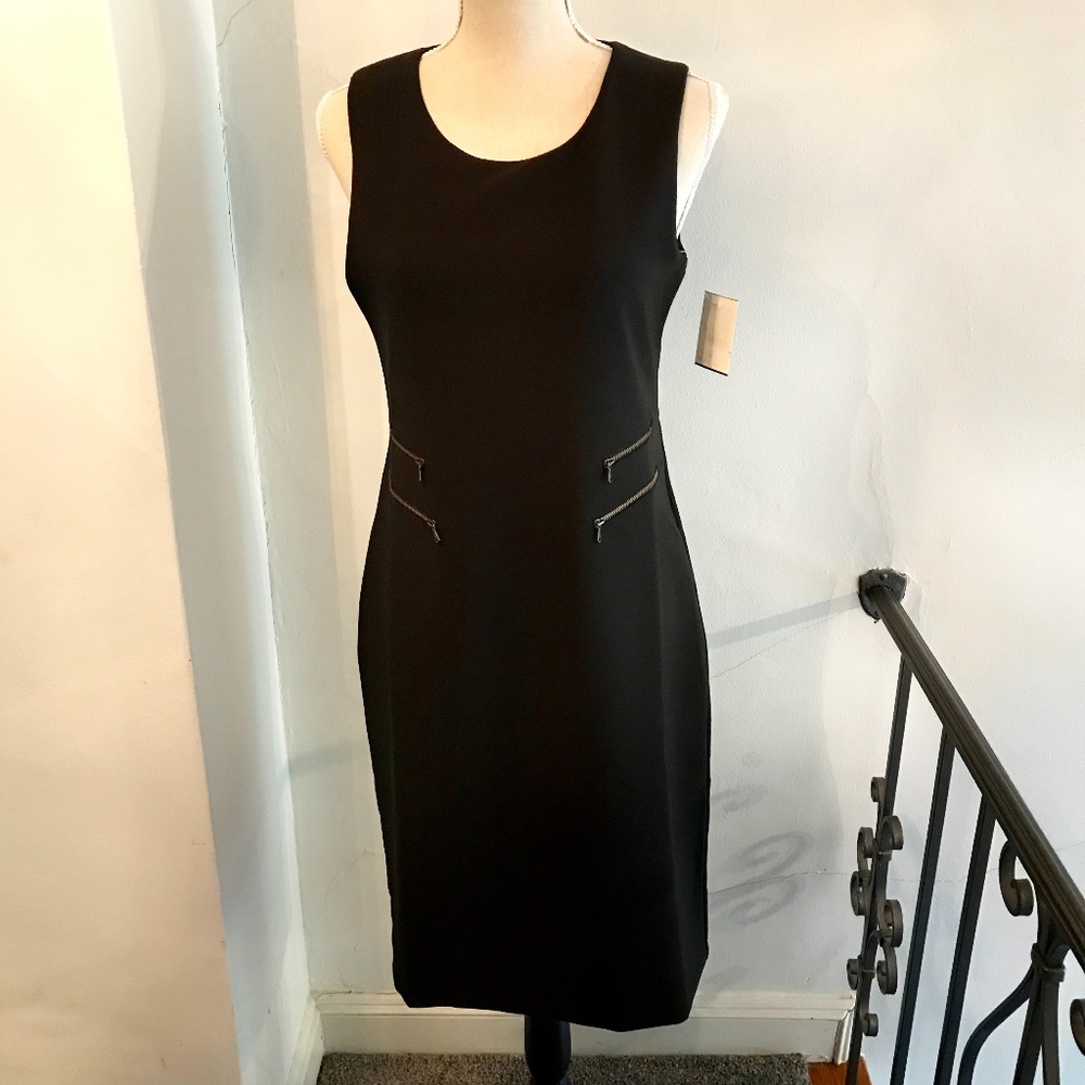 Save the Queen Zipper Sheath Dress