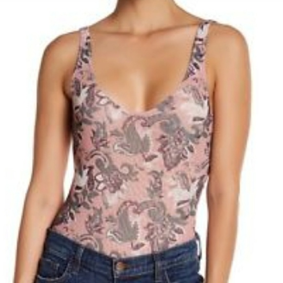Free People Tops - NWT Free People So Fresh Mesh Bodysuit!!!