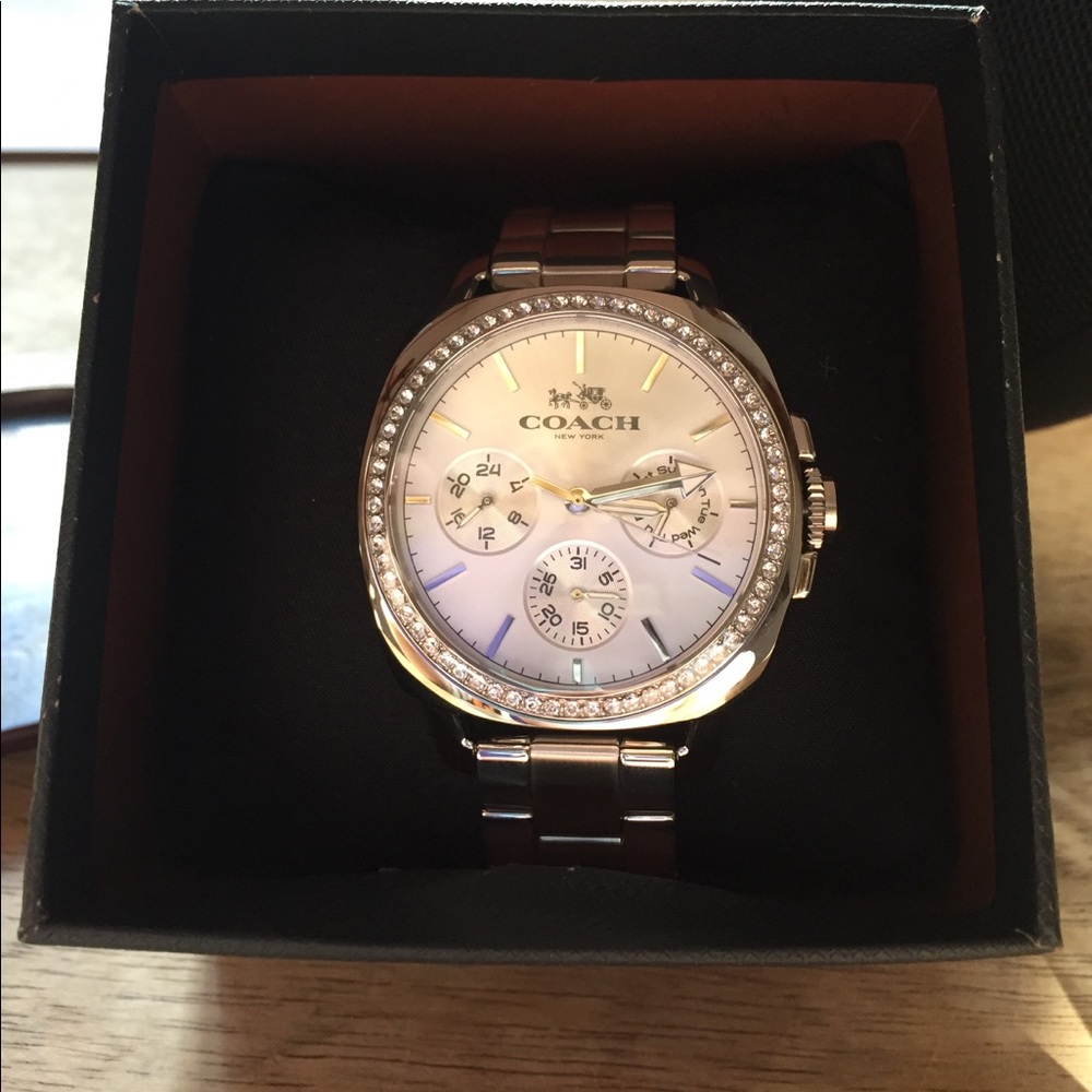 SOLD NWT Coach Watch w/ Swarovski Crystals💜