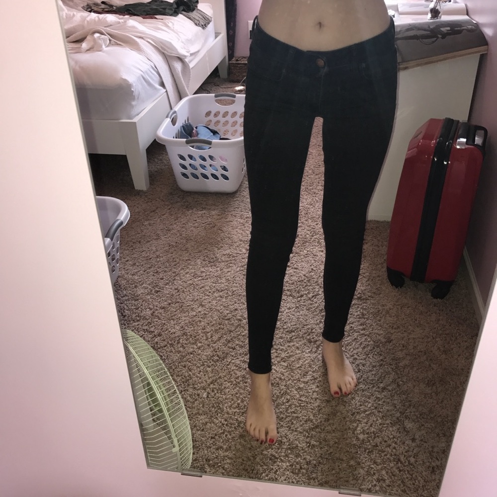 American eagle black jeggings