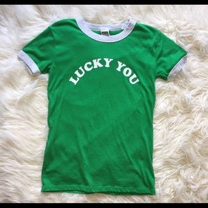 Limited Edition Lucky You Ringer Tee