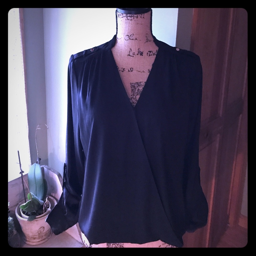 White House Black Market Wrap Top