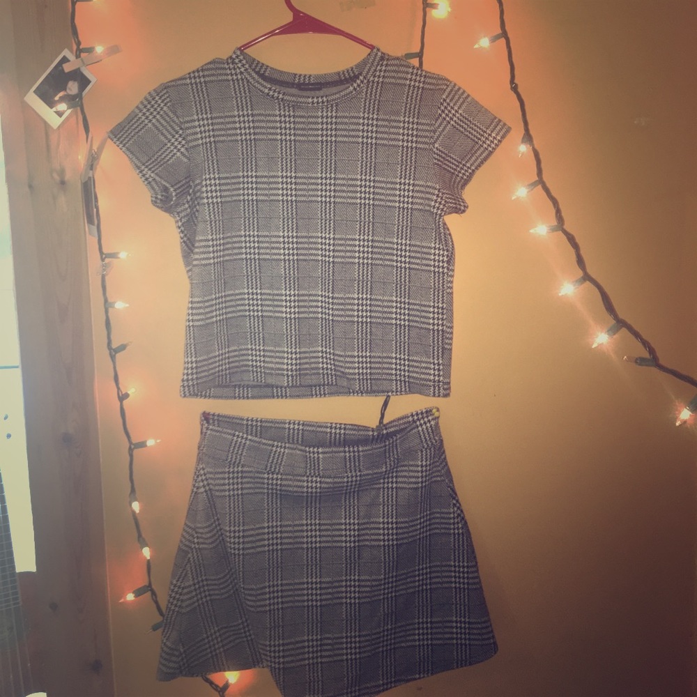 Brandy Melville gingham set ❤️❤️❤️